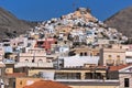 Amazing Panorama of Old town of Ermopoli, Syros, Greece