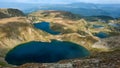 Amazing Panorama of The Seven Rila Lakes Royalty Free Stock Photo