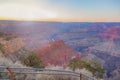 Amazing panorama view of Grand Canyon next to Hopi Point Royalty Free Stock Photo