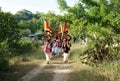 Amazing panoramic,Kate festival, Cham traditional culture