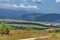 Amazing panoramic mountain vista. Royalty Free Stock Photo