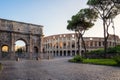 Amazing panoramic view of Arch of Constantine