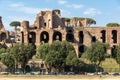 Amazing panoramic view of Circus Maximus and Palatine Hill in city of Rome, Italy Royalty Free Stock Photo