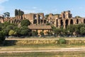 Amazing panoramic view of Circus Maximus and Palatine Hill in city of Rome, Italy Royalty Free Stock Photo