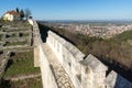 Panoramic view of city of Shumen, Bulgaria Royalty Free Stock Photo
