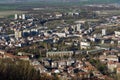 Panoramic view of city of Shumen, Bulgaria Royalty Free Stock Photo