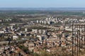 Panoramic view of city of Shumen, Bulgaria Royalty Free Stock Photo