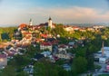 Amazing panoramic view of Nove Mesto nad Metuji, Czech Republic