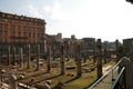 Amazing panoramic view on Roman Forum in Rome, Italy