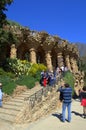 Amazing Park Guell,Barcelona,Spain Royalty Free Stock Photo