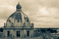 Amazing photo with Radcliffe Camera, Oxford University. Overview Royalty Free Stock Photo