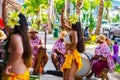 Amazing photos of a group of local dancers in Papeete