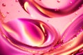 An amazing pink background. The Ethereal Pink Liquid. Generative AI