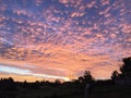 Amazing pink and orange sky Sunrise Royalty Free Stock Photo