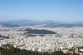 Amazing Piraeus and Athens view from Hymmitos mountain Kalopoula background wallpapers high quality prints