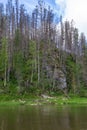 Amazing places of Siberia. The small rivers of the north of Siberia. Russia