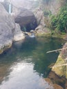 An amazing pond in the Moroccan mountains