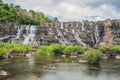 Amazing Pongour Waterfall is famous and most beautiful of fall in Vietnam. Not far from Dalat city estimate 45 Km. Dalat, Vietnam