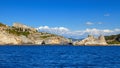 Portovenere coast view on summer Royalty Free Stock Photo