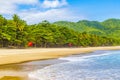 Praia Lopes Mendes beach on tropical island Ilha Grande Brazil Royalty Free Stock Photo