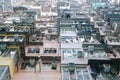 Amazing prespective view of Monster Mansion, landmark in Hong Kong., daytime