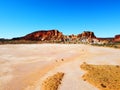 Amazing Rainbow Valley in Northern Territory Royalty Free Stock Photo