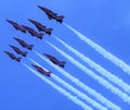 The Red Arrows caught at Cosford Airshow