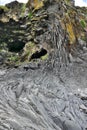 Amazing rock formation at the coast of Snaefellsnes peninsula in Hellnar