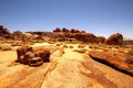 Amazing rock formations, Devils Marbles, Red Center, Australia Royalty Free Stock Photo