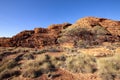 Amazing rock formations of the Great Valley, Kings Canyon. Australia Royalty Free Stock Photo