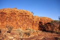 Amazing rock formations of the Great Valley, Kings Canyon. Australia Royalty Free Stock Photo