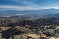 amazing rock formations in a desert landscape in Joshua Tree national park, California Royalty Free Stock Photo