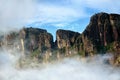 Amazing rocks behind cloud - beautiful natural view