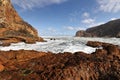 Rocky coastline near the Knysna Heads, South Africa Royalty Free Stock Photo