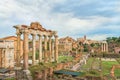 Amazing Roman Forum and Great Colosseum (Coliseum, Colosseo)