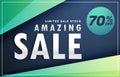 Amazing sale banner discount voucher design template