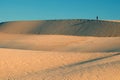 Amazing sand hill to adventure travel for summer trip Royalty Free Stock Photo