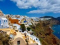 Amazing Santorini island summer view