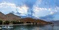 Amazing scenery in Emporios village, Kalymnos island, Dodecanese, Greece