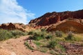 Beautiful mountain landscape in the canyon Fairy Tale, Kyrgyzstan