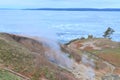 Yellowstone Lake National Park Grandure Royalty Free Stock Photo