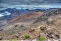 Amazing Scenic Haleakala Crater Maui Hawaii Royalty Free Stock Photo