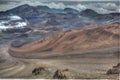 Amazing Scenic Haleakala Crater Maui Hawaii Royalty Free Stock Photo