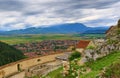 Rasnov fortress panorama Transylvania Romania
