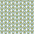 The Amazing of Seamless Colorful Blue, Black, White and Yellow , Abstract Pattern Wallpaper Royalty Free Stock Photo