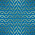 The Amazing of Seamless Colorful Blue and Yellow , Abstract Pattern Wallpaper Royalty Free Stock Photo