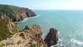 Amazing seascape cliff in the Cabo da Roca in the westernmost point of Europe