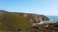 Amazing seascape cliff in the Cabo da Roca in the westernmost point of Europe