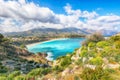 Amazing seascape of Guidaloca Beach near Castellammare del Golfo