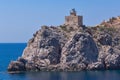 Amazing Seascape of Lighthouse of port of Ios island, Greece